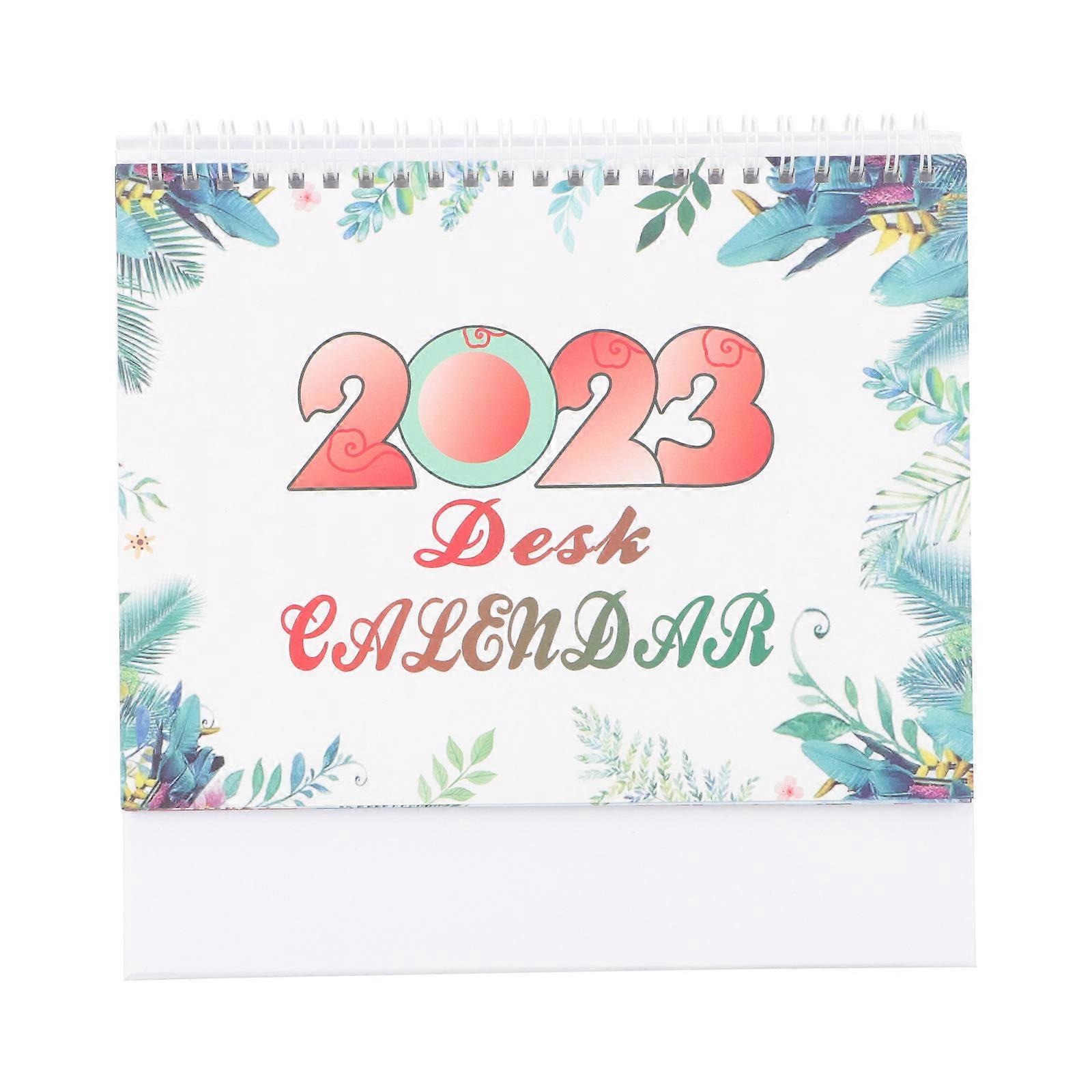 2023 Office Daily Table Calendar Monthly Calendar 5Pcs Set