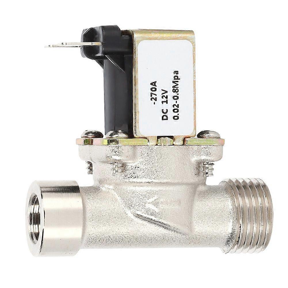 High quality  All brass electroplating G1/2 "external thread water inlet G1/4"