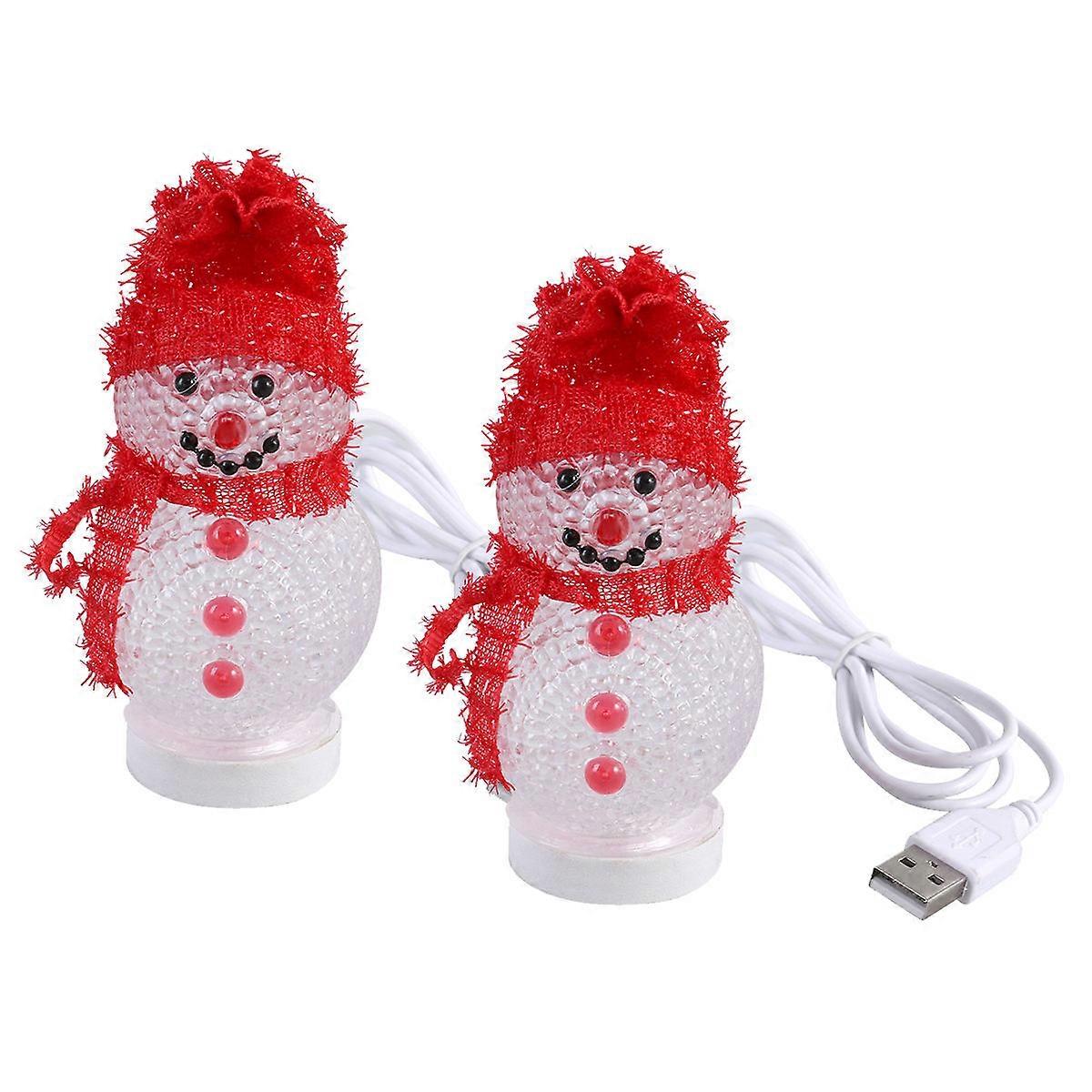 Table Lamp Christmas LED Light for Illumination Use 4Pcs
