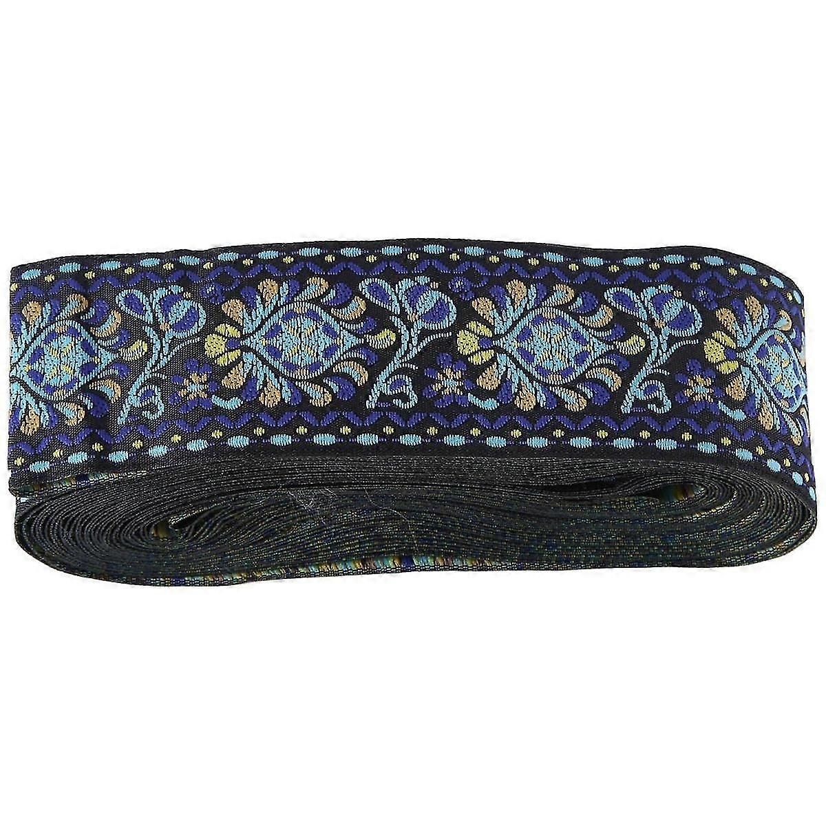 Vintage İşlemeli Kurdele Çiçek Dokuma Kumaş Bant Süsleme Craft Diy Giyim Aksesuarları Süslemeler Stil C