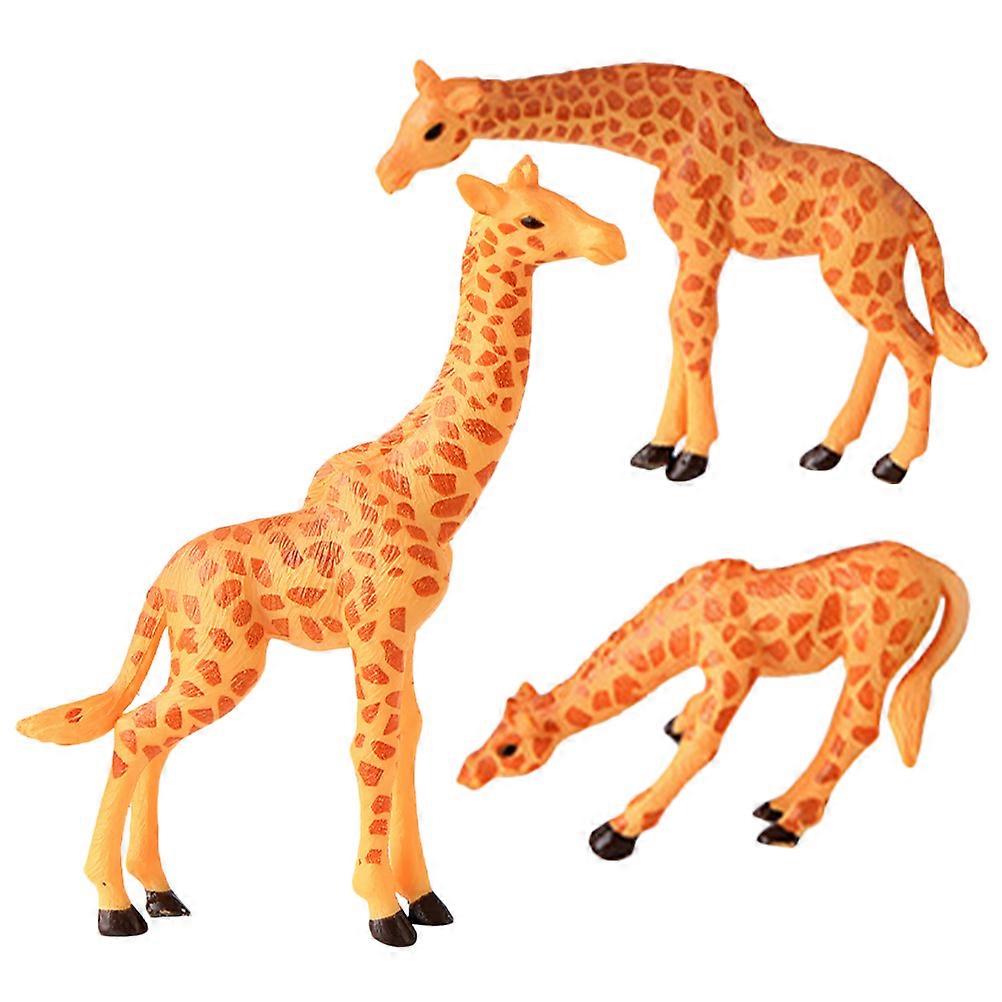 Desktop Chic Giraffe Figurine for Pet 9Pcs Decorative Ornament