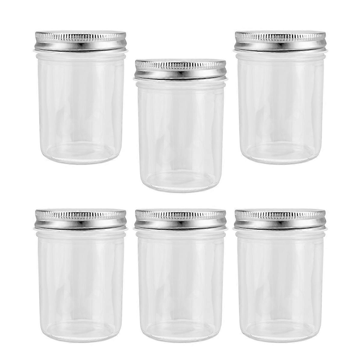 Moisture-Proof Honey Glass Canisters For Kitchen Use Including 12 Pcs 200ml Assorted Color Containers