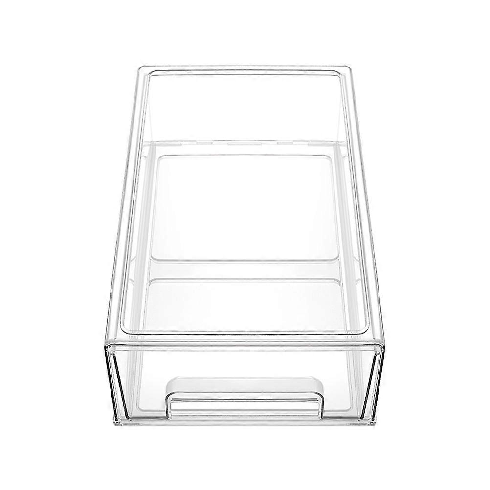 Fridge Storage Boxes Refrigerator Organizer Bin Transparent Multipurpose Odor Prevention Food Preservation 1Set