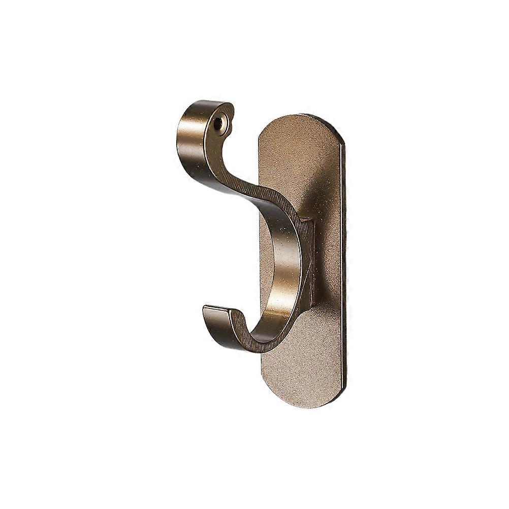 Clothes Hook for Bathroom Aluminum Single Hook 2Pcs Bronze Hangers