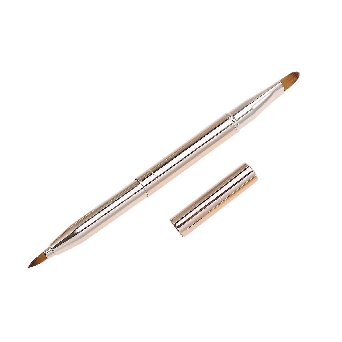 Golden Lipstick Applicator Lip Brush for Makeup 1Pcs Dicephalous
