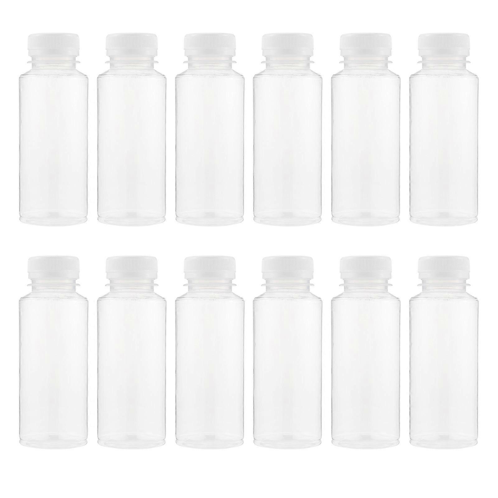 Transparent Milk Containers 36Pcs 250 Ml Beverage Bottles for Storage Use