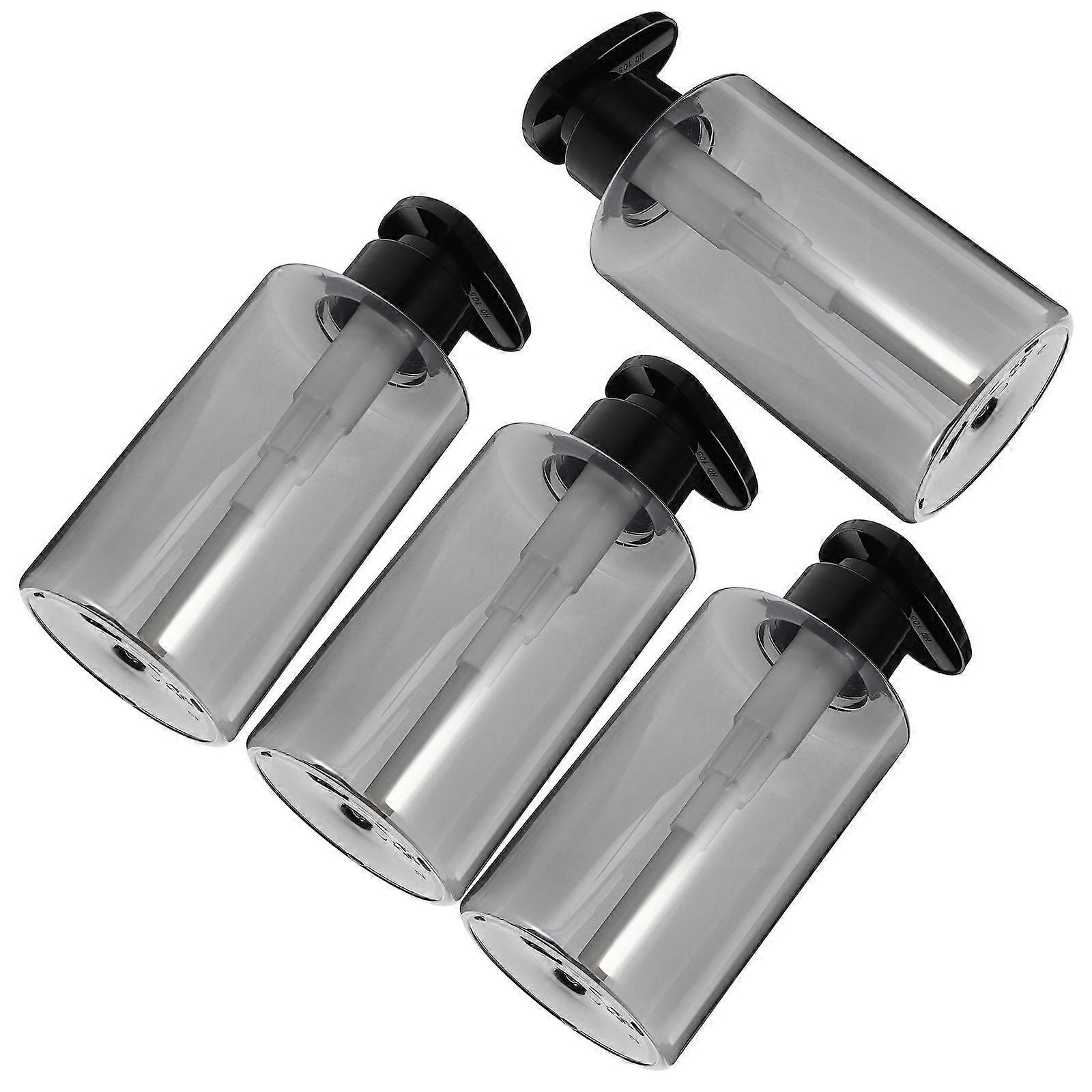 Liquid Soap Dispenser 8 Pcs Refillable Set for Effective Liquid Dispensing in Household Kitchens and Bathrooms with Flat Shoulder Design