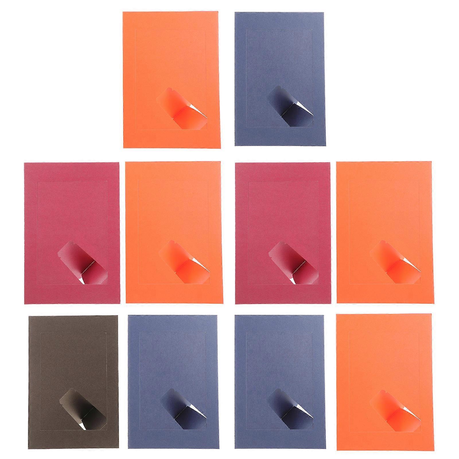 Standing Design Desktop Photo Holder Simple and Elegant Family Photos 7.1×4.7×0.1in Memory Preservation 10Pcs