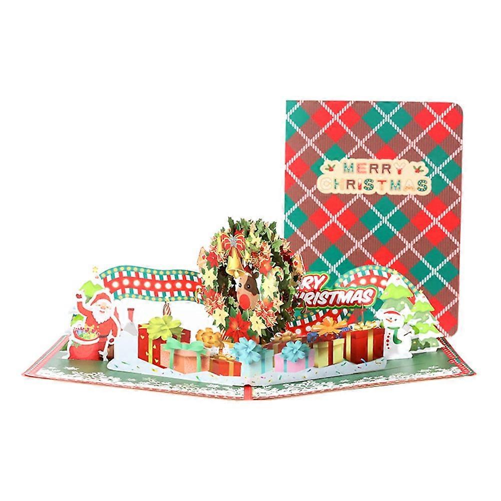 Spread joy with our festive Christmas message card, perfect for sharing warm wishes & good tidings with family & friends.