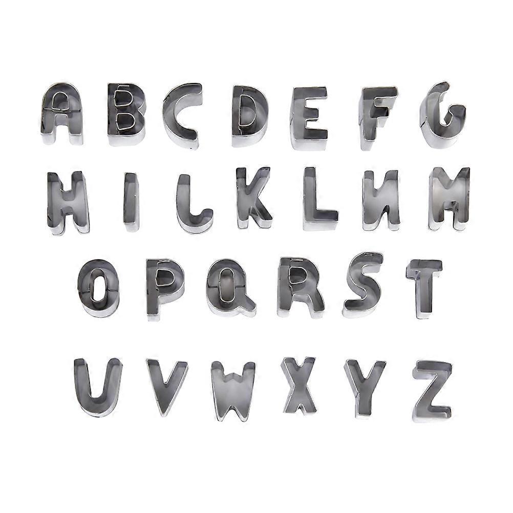 Alphabet Cookie Cutters Metal Cake Decorating Set 78Pcs Assorted Color