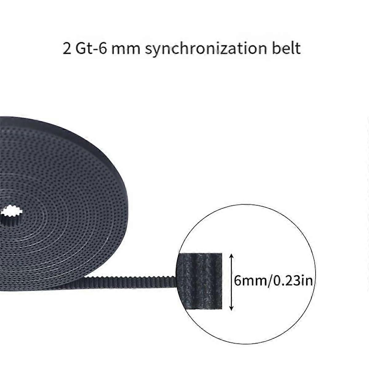  Timing Belt 5M Lengths, 6mm Width, for 3D Printers