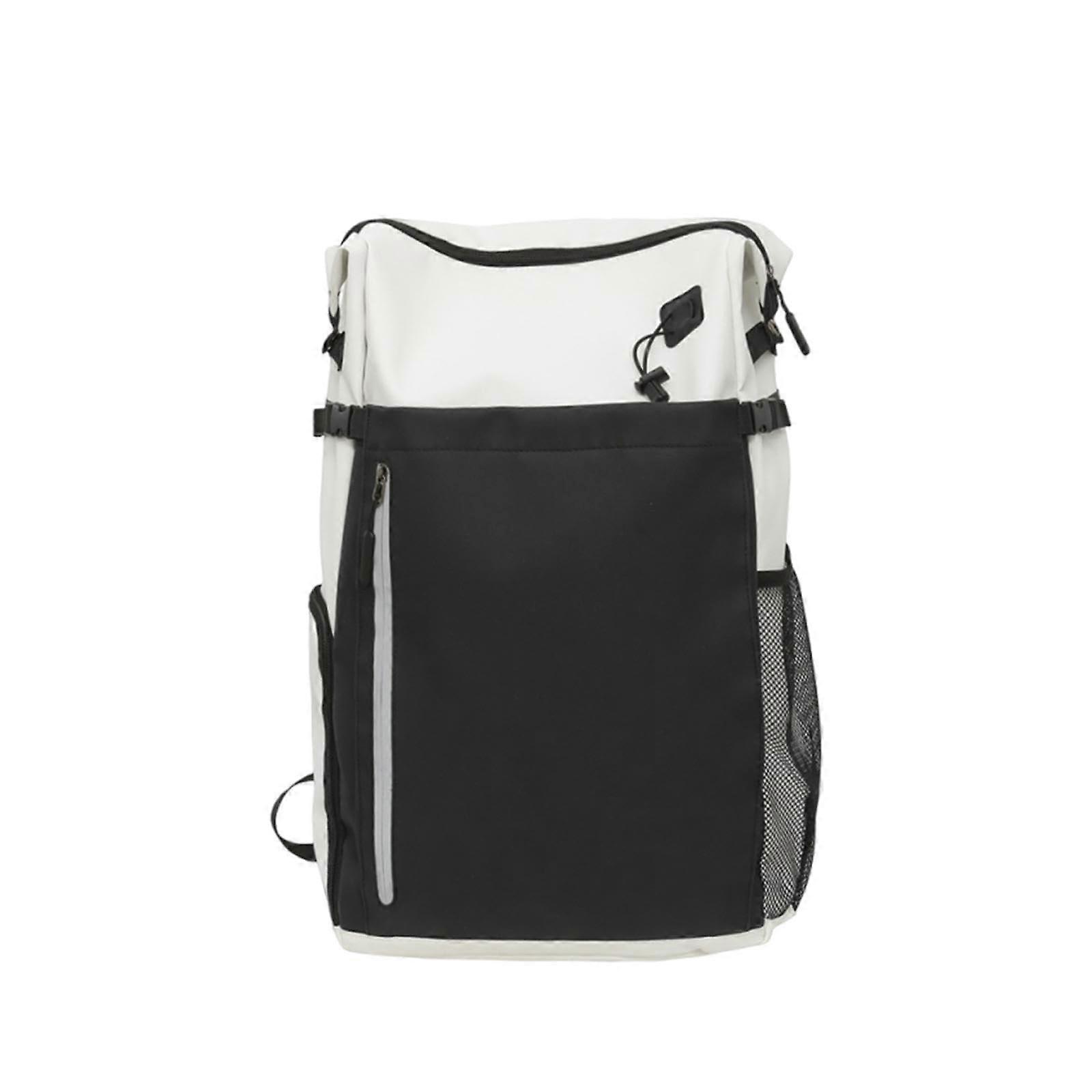Tennis Backpack Badminton Racket Bag With Shoe Storage Padded Compartment Polyester Fits Two Rackets