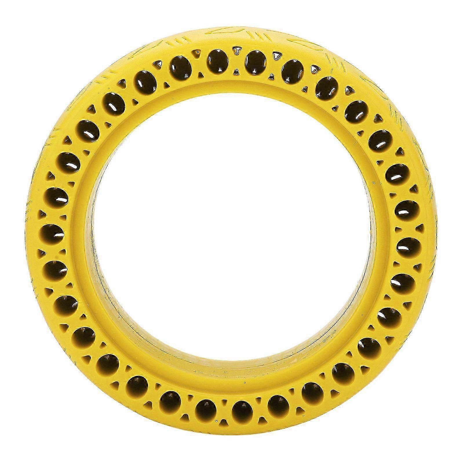 8.5x2.125 pneu en caoutchouc léger antidéflagrant non pneumatique adapté pour Ninebot 9 Nano Balance BicycleYellow YMQX)