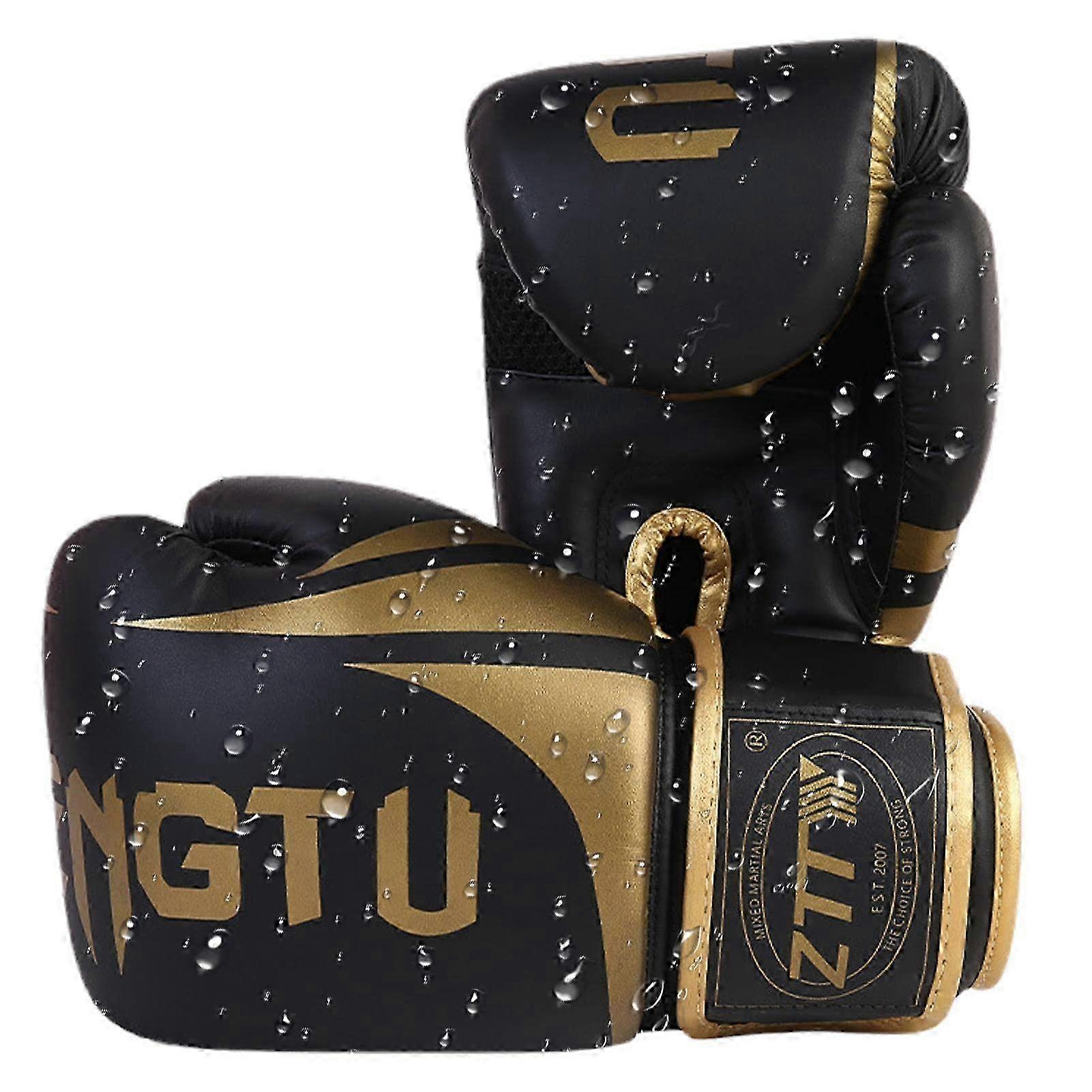 Boxing Gloves with Long Wrist Support for Heavy Boxing Training, Breathable Palm, Multi-Layer Padding for MMA, Fitness, Unisex