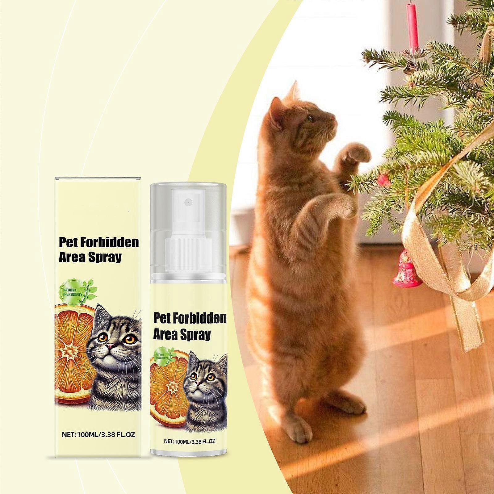 1-2pcs Cat Deterrent Spray,  Cat Spray Anti-Scratch For Furniture, Sofas, Curtains, Plants, Non-Alcohol Behavior Training Aid
