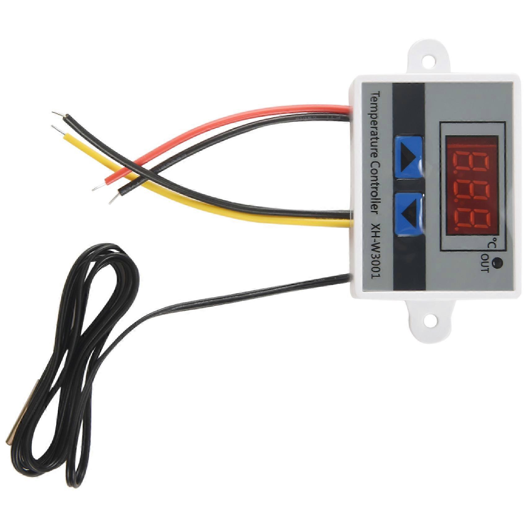 220V LED Temperature Controller 10A Thermostat Control Switch Probe