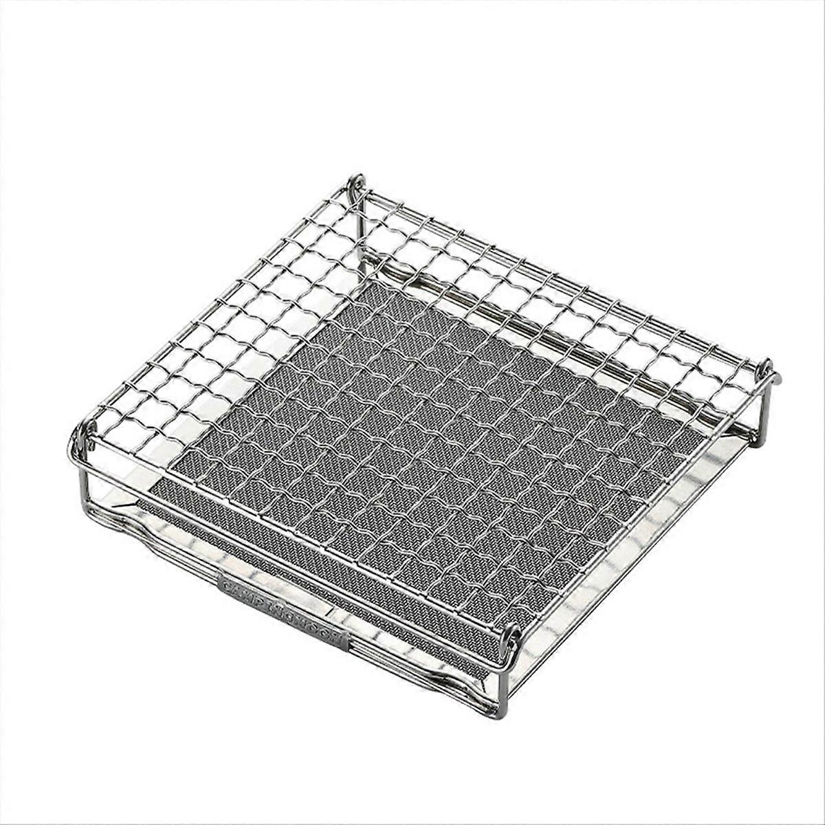 CAMPINGMOON Camping Baking Net Foldable Furnace Grill Rack L