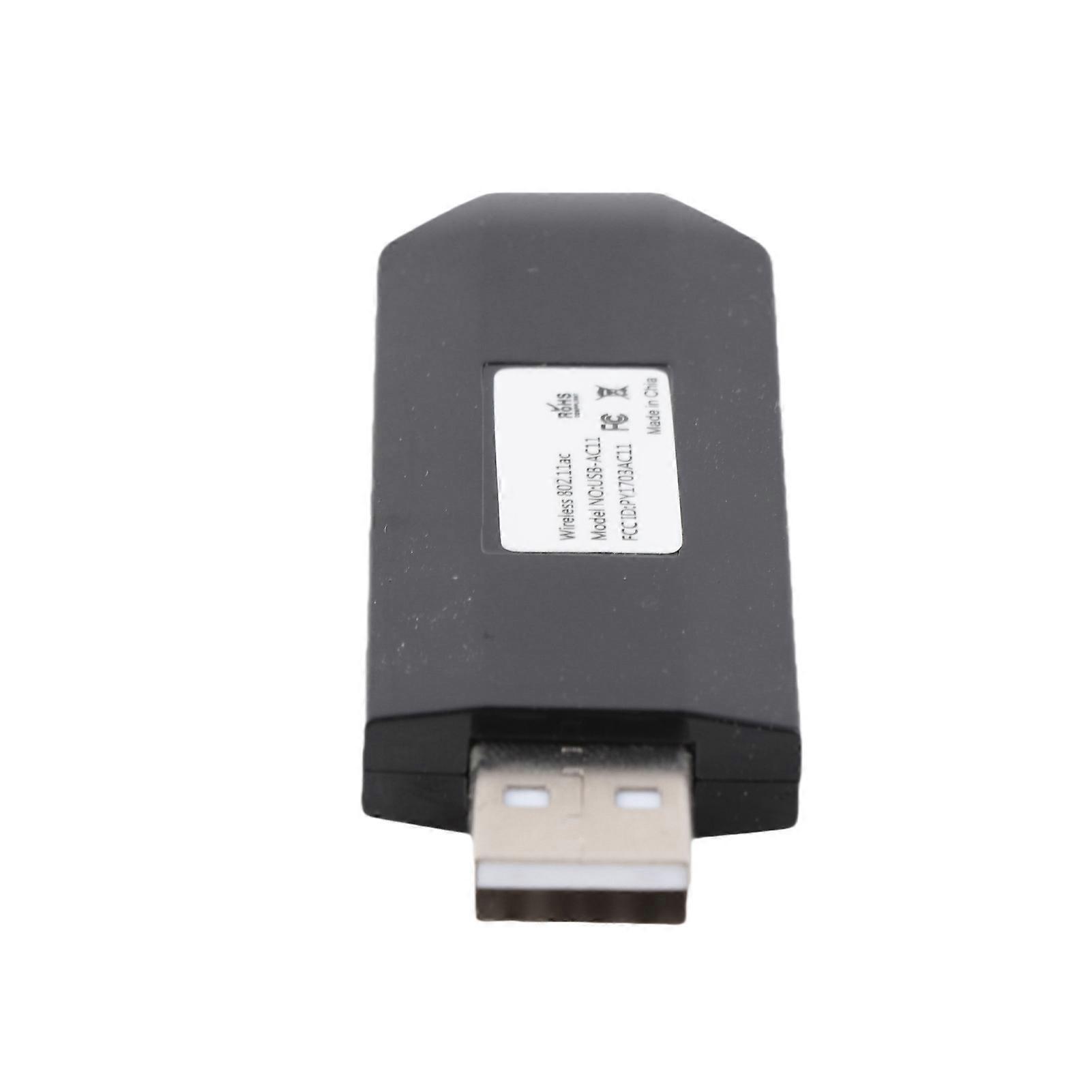 USB‑AC11 Network Card AC600M Dual‑Band USB 2.4G/5G WiFi Receiver Transmitter Computer Accessories