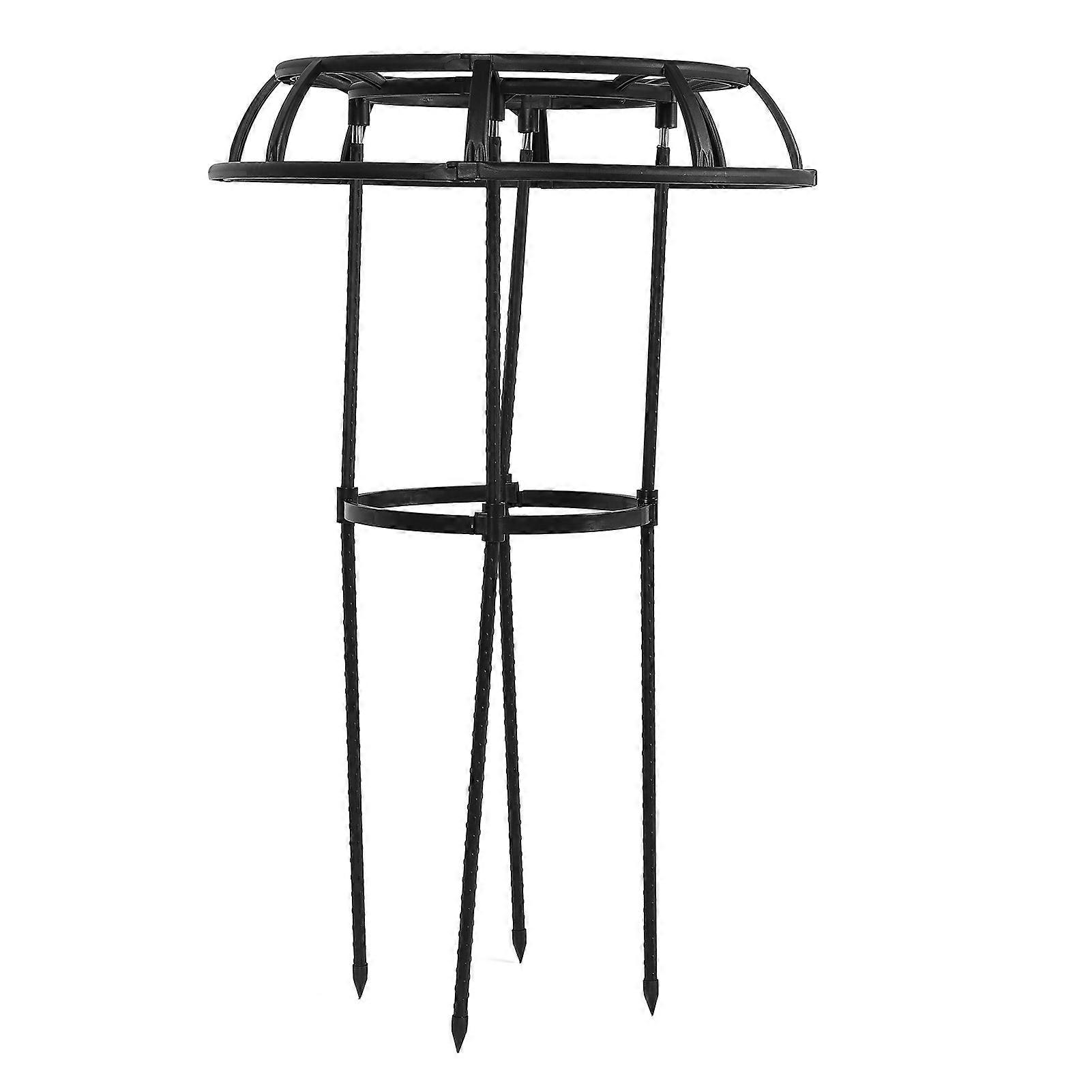 Climbing Plant Support Rust Proof Decorative Umbrella Shape Potted Plant Stake Support for Rose Tomato Cucumber 2 Layer 