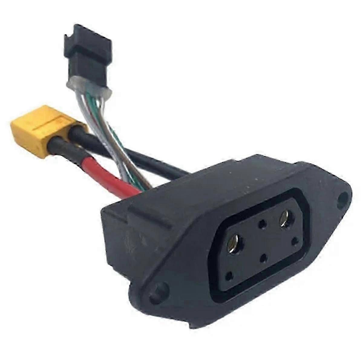 For Super Soco Lithium Battery Charger Socket Line Round Needle