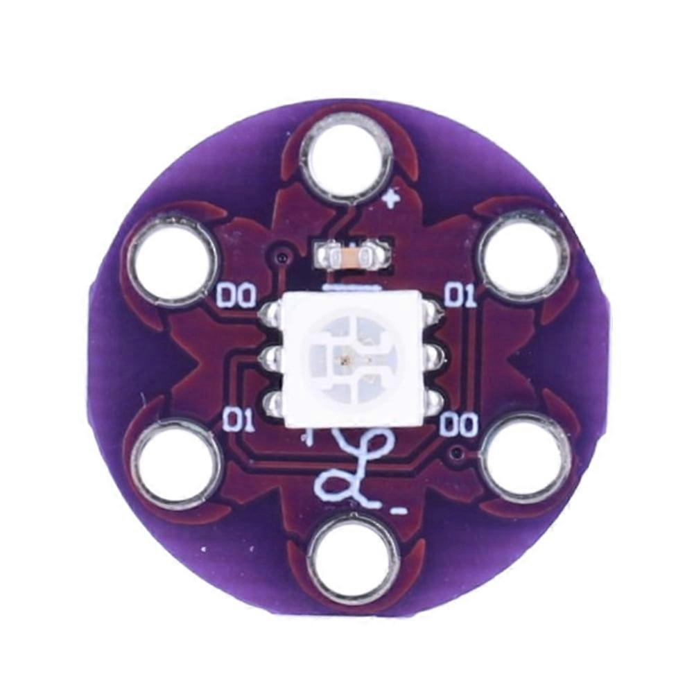 jixopn LilyPad Pixel Board WS2812 5050 RGB LED Module, Full-Color LED Driver Development Board for Arduino DIY Kit