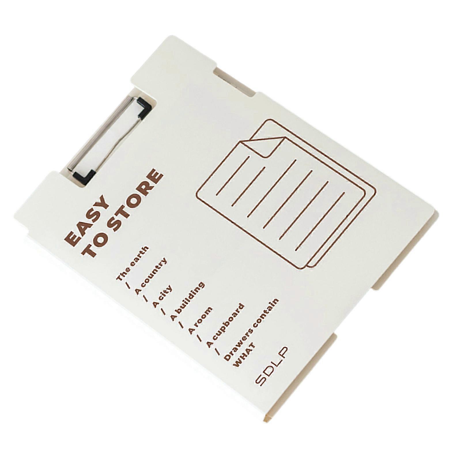 Multipurpose Flipping Clipboard High Capacity Document Organiser Writing Board for Office School File Organization Multicolor