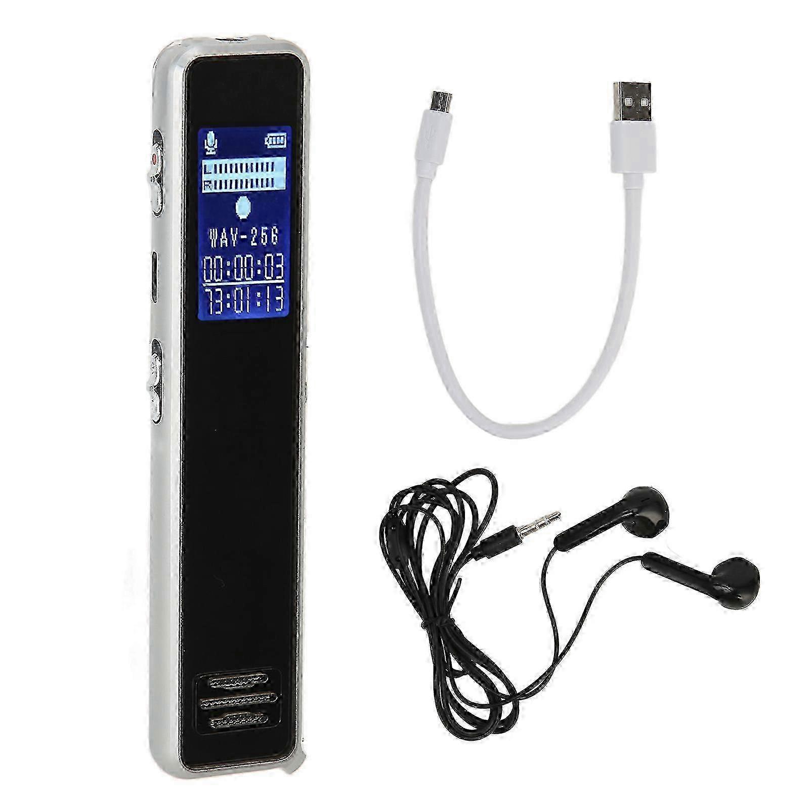 Digital Voice Recorder Al Intelligent Noise Reduction Voice to Text Voice Activated MP3 Recorder for Lecture Interview 32GB