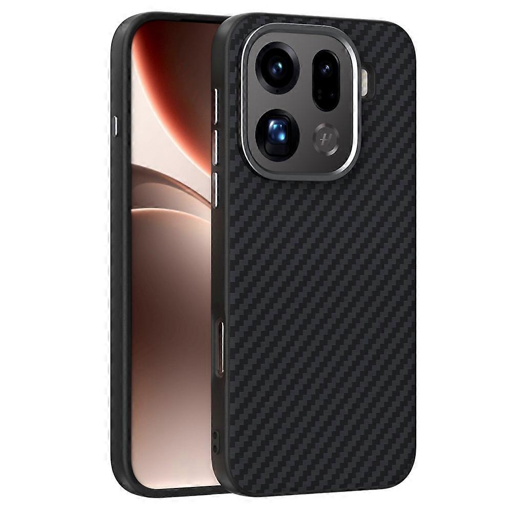 ABEEL Compatible For Oppo Find X9 Pro 5G Case Compatible with MagSafe Carbon Fiber Texture Back Cover