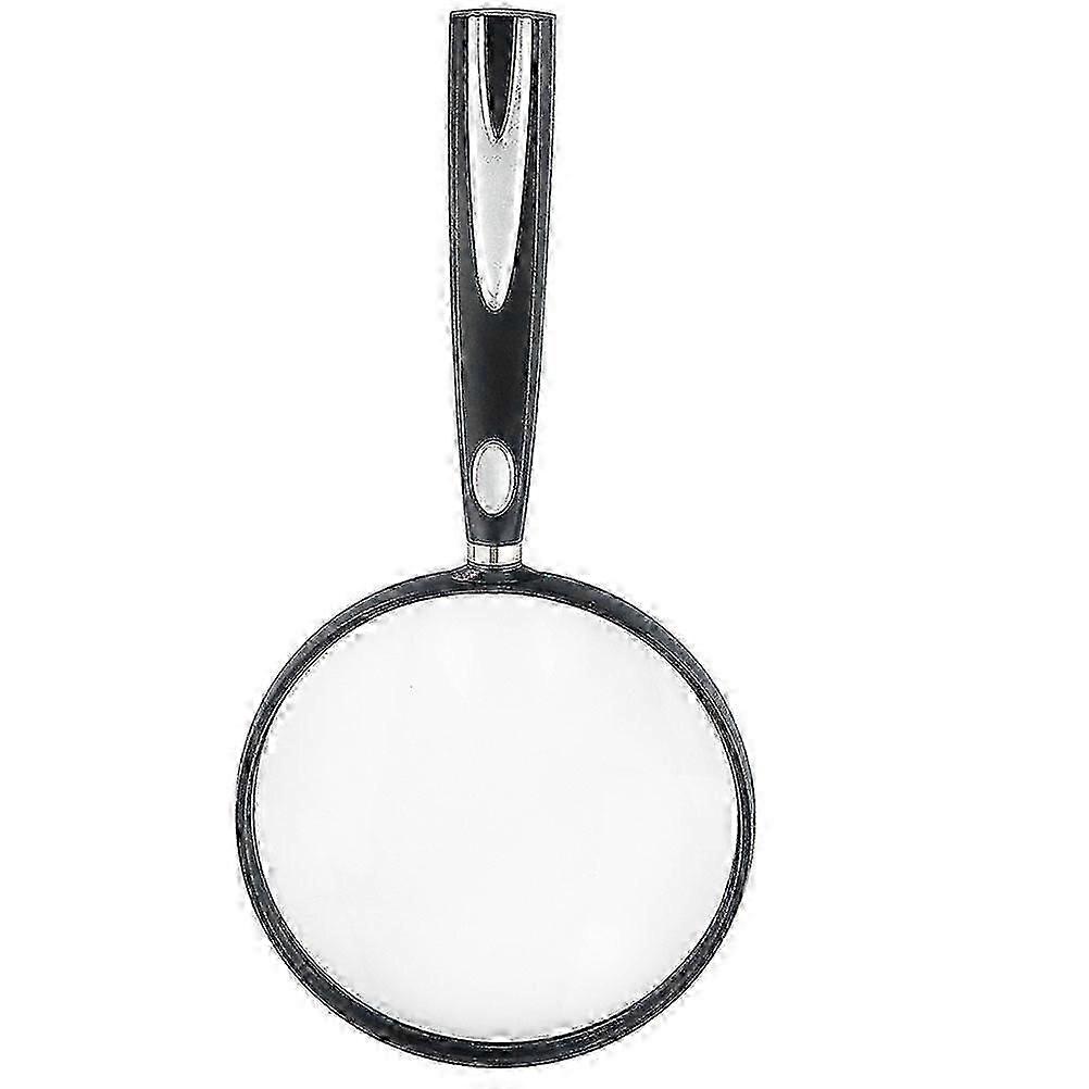 Handheld Magnifier Glass for Elderly Reading Tool 23.5X11.5CM Black Magnifying 1Pack