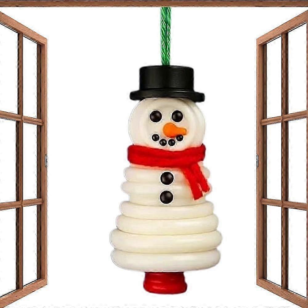 Button Ornament Kits Handmade Button Snowman Decoration Kit Christmas Tree Ornament-