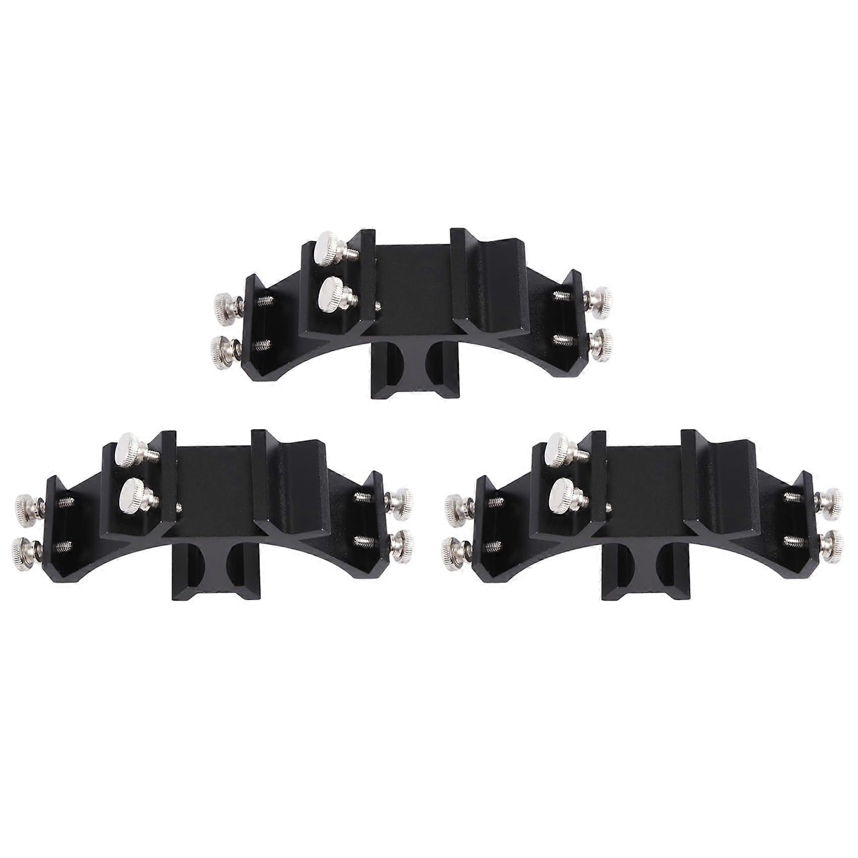 Finderscope Bracket Dual Finder Scope Mounting Bracket for Astronomical Telescope, 3X, Universal Fit, Aluminum