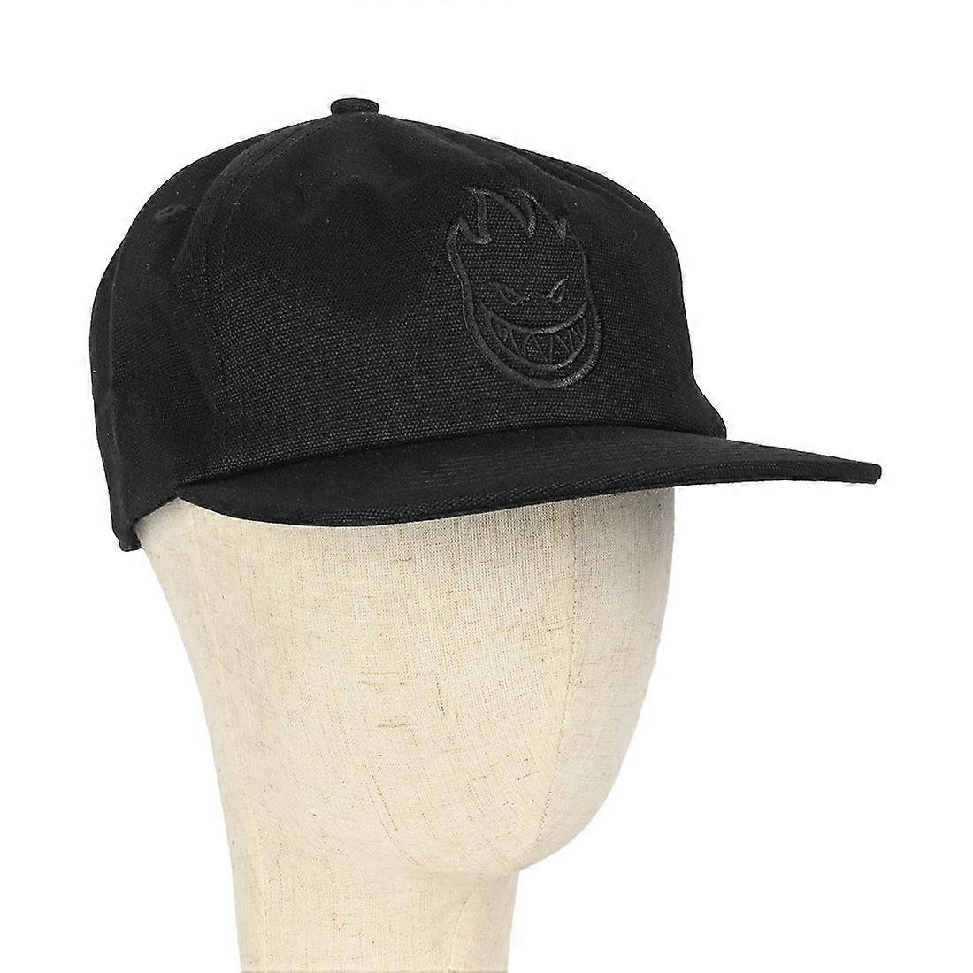 Spitfire Bighead Snapback Hat - Black/Charcoal