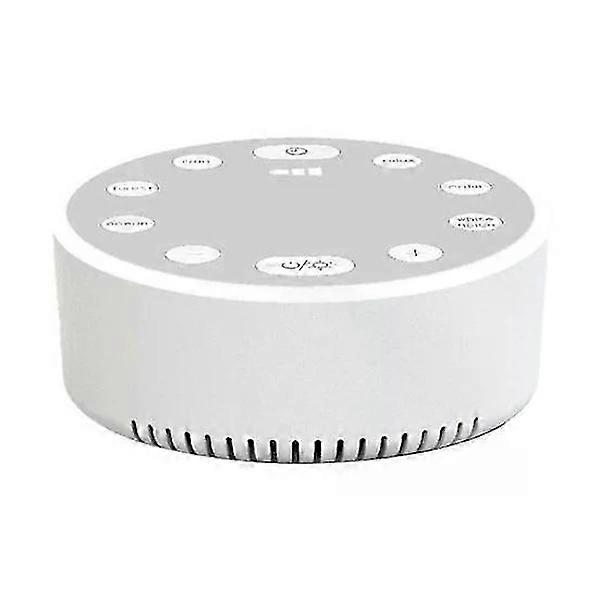 White Noise Machine Adjustable Volume Memory Function Multiple Sleep Sound Effects Compact Size Portable White Noise Generator Sleep Aid