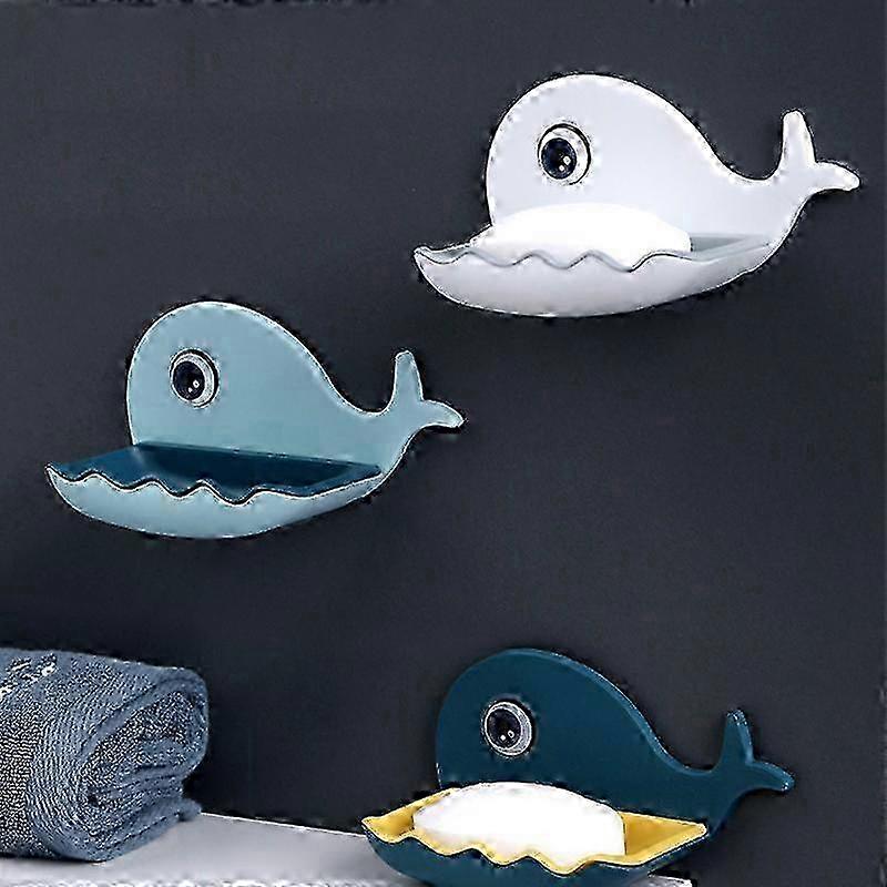 Bathroom Wall Mounted Whale Shaped Soap Dish 2025