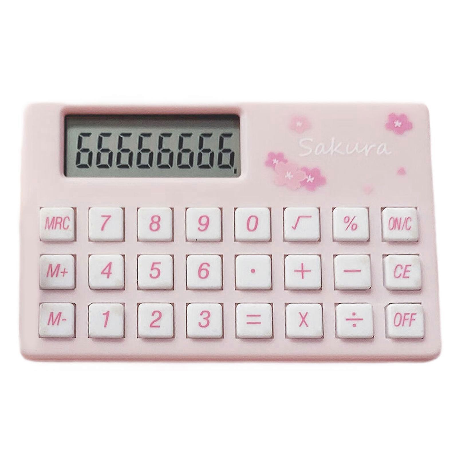 Portable Calculator For Professionals Students Mixed Color Profile Responsive Key Efficient Math Tool Travel Friendly Multicolor