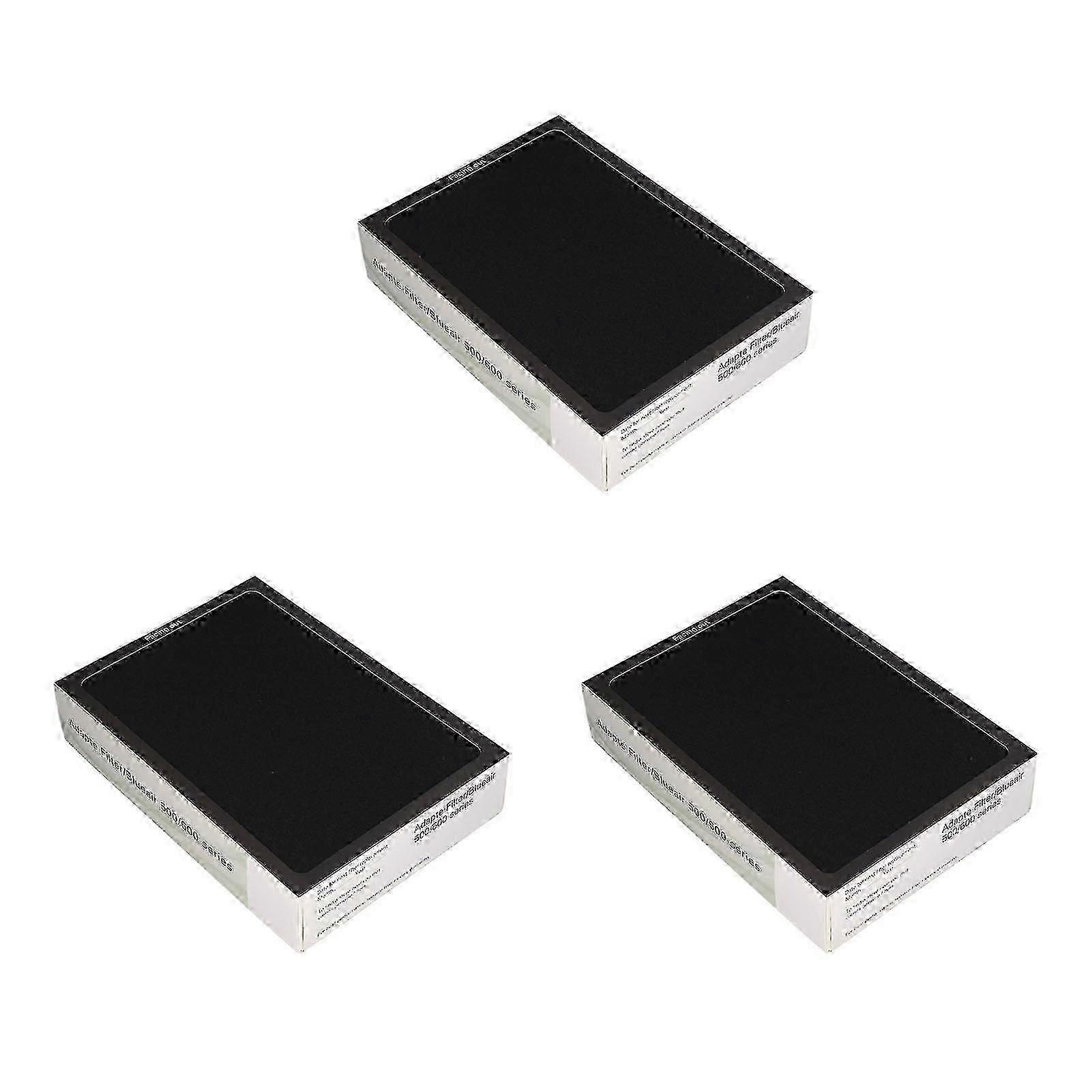3 Pcs Air Purifier Filter Efficient Powerful Disposable Particle Filter Replacement for Blueair 500 600 Series 25-26