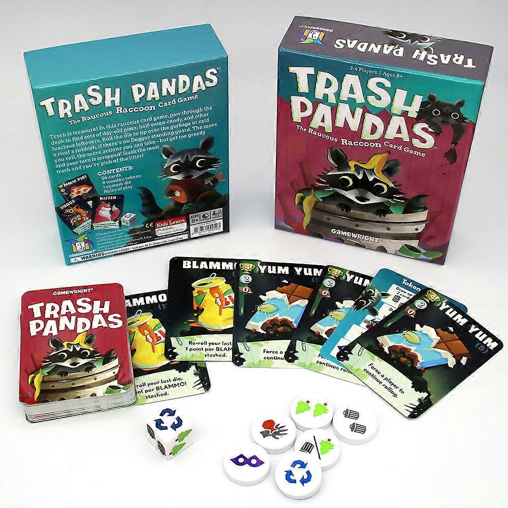 TRASH PANDAS Family Party Birthday Party Parent-Child Strategy Game