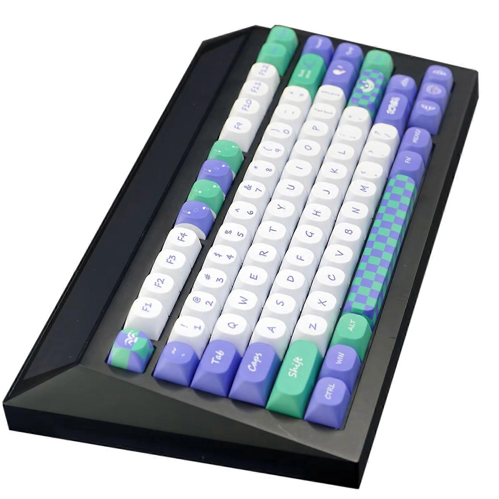 PBT Keycaps Clown Theme Pattern 131PCS Keycap Set Heat Sublimated for Mechanical Keyboard Customization Keycaps Only Multicolor