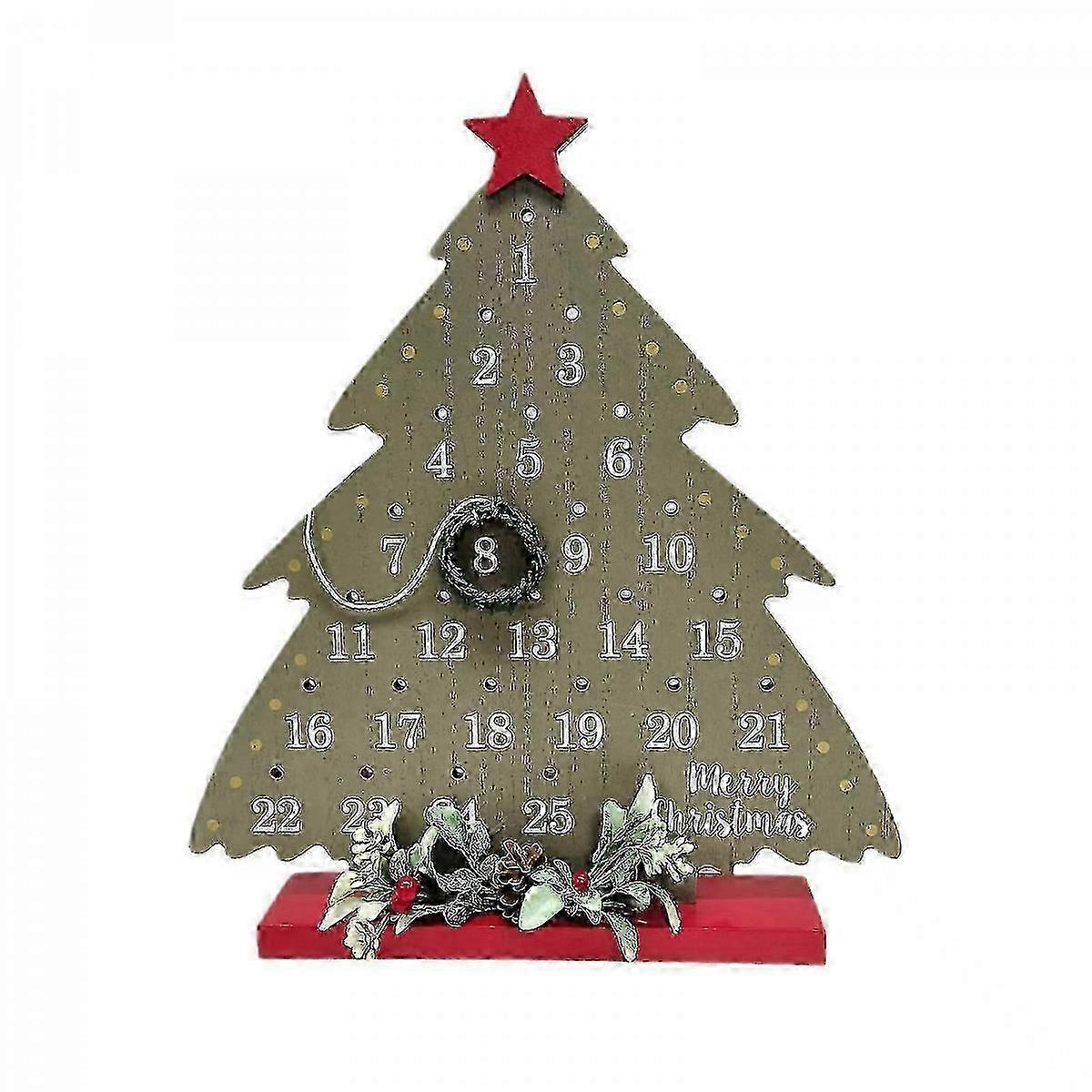 Holiday Countdown Calendar for Christmas Tree Advent Decor