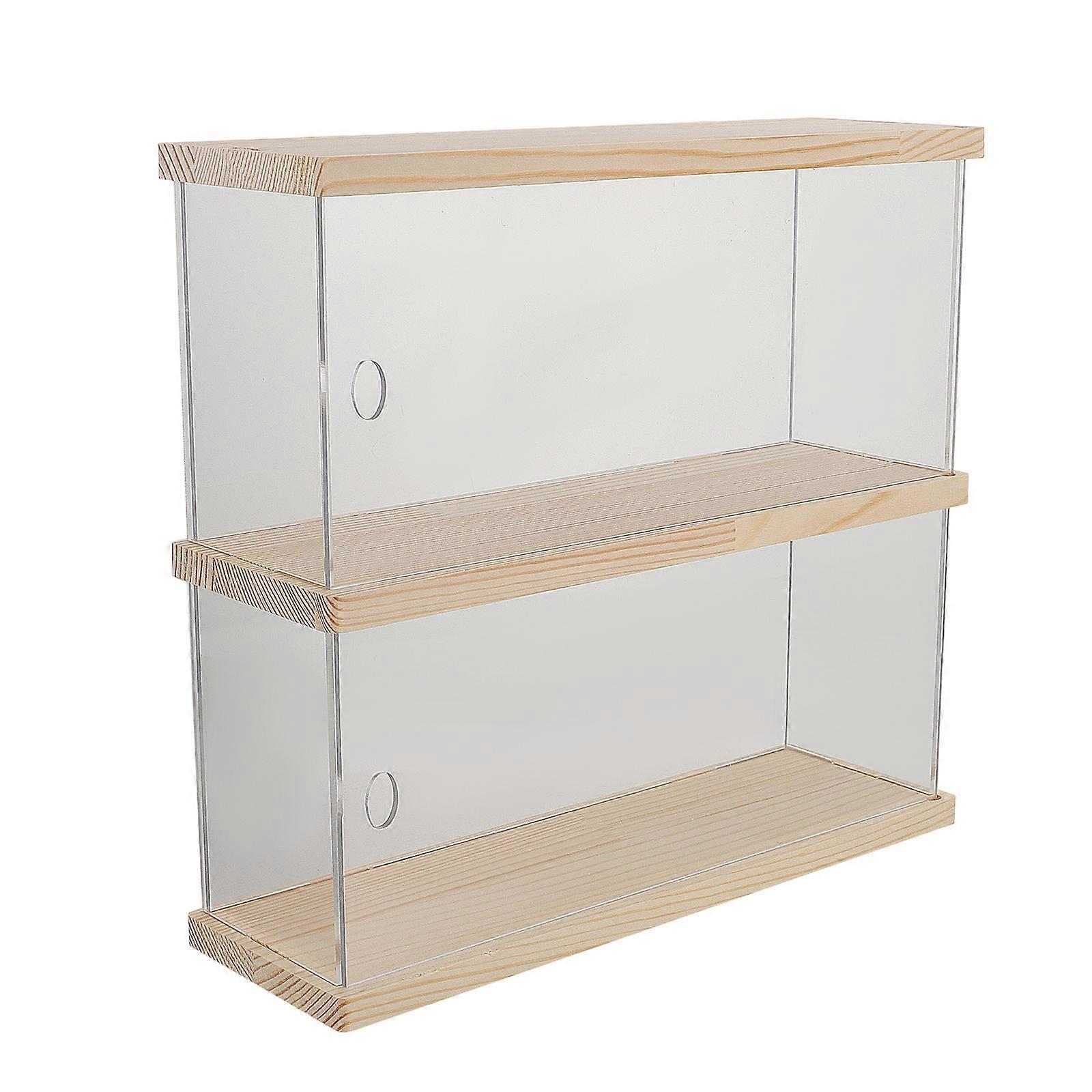 Acrylic Doll Display Rack Toy Storage Holder for Storage Use 2Pcs