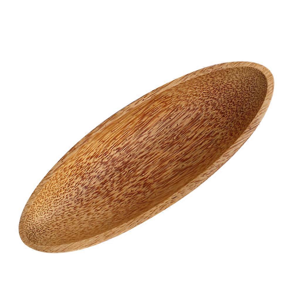 Coconut Wood Fruit Plate Desktop Tray Serving Wooden Dried Snackels Coffee Table Trays Pallets Tableware