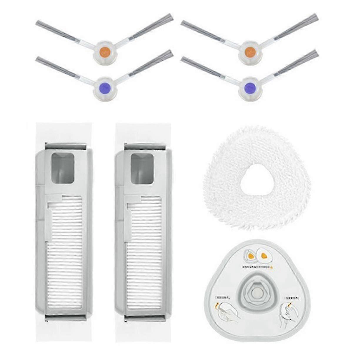 For J4 / J4 Lite Robot Vacuum Cleaner Replacement Accessories Spin Side Brush Mop Cloths Pad Rag Sp js