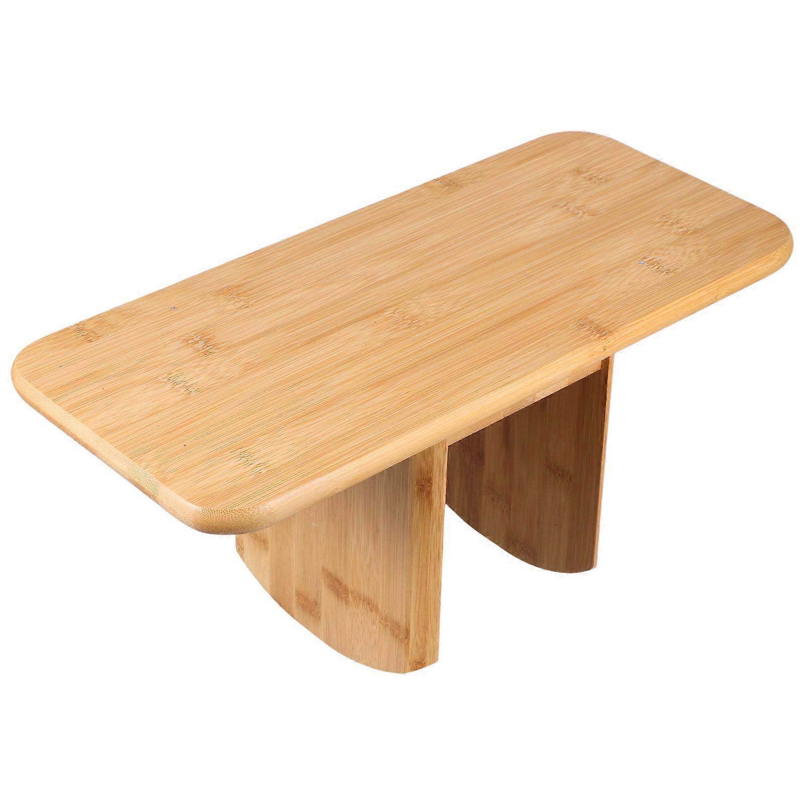 Portable Bamboo Meditation Bench for Meditation and Yoga with Stable Seating Support