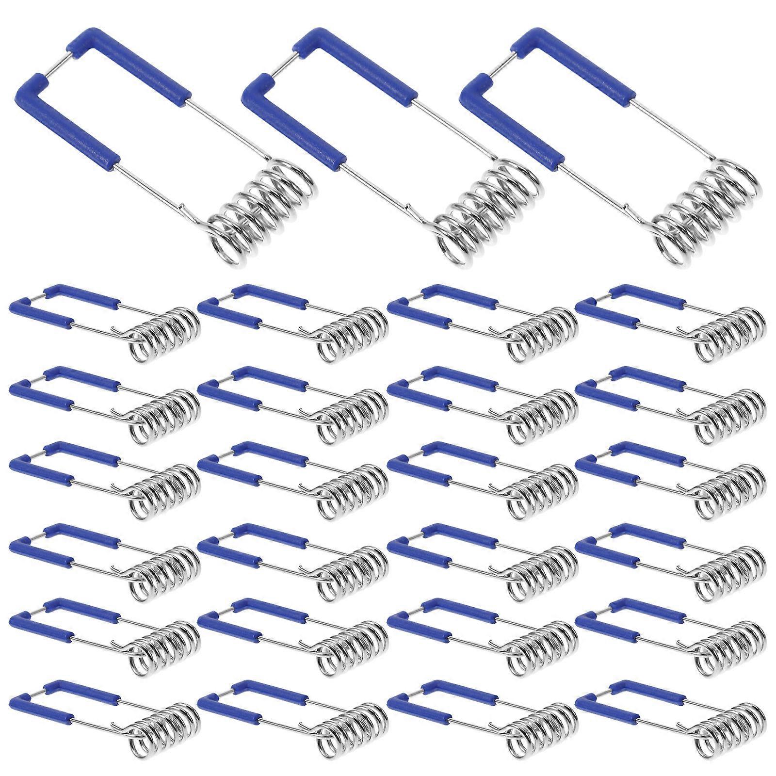 Panel Light Spring Latch 100Pcs Retaining Clip Blue Ideal for and Diy Enthusiasts