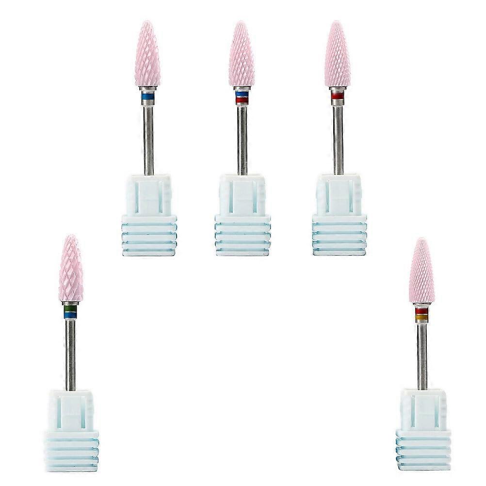 5 Pcs Nail Kits Drill Bits for Machine Grinding Acrylic Tools Manicure