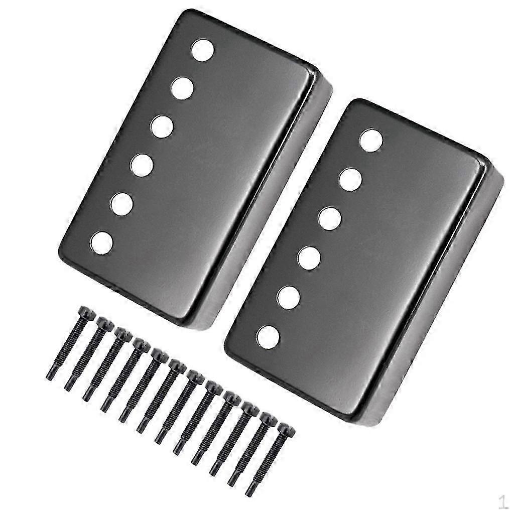 Cache-micros double bobinage en laiton pour guitare, jeu de cache-micros humbucker de rechange