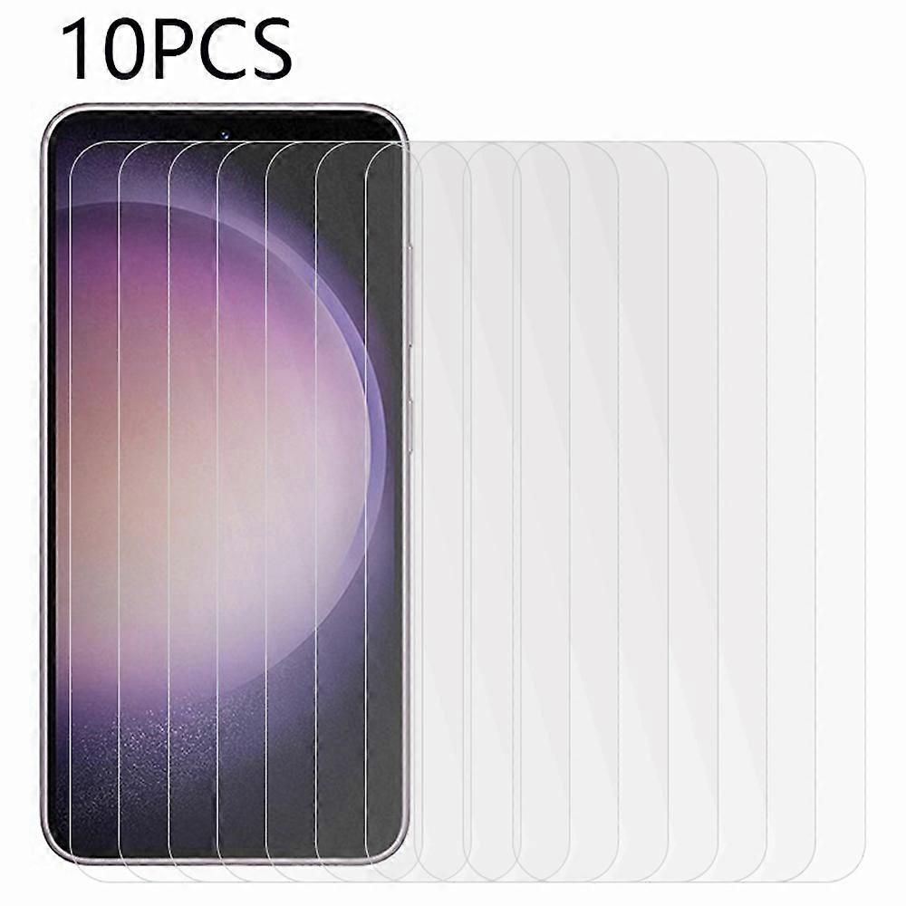 Samsung Galaxy S23 FE防爆強化ガラスフィルムウルトラクリアスクリーンプロテクターに対応した10PCS