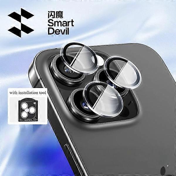 SmartDevil Camera Lens Glass Protective Film Compatible with iPhone 16 Pro Max, Plus, Pro, 16 - Clear 1 Pc