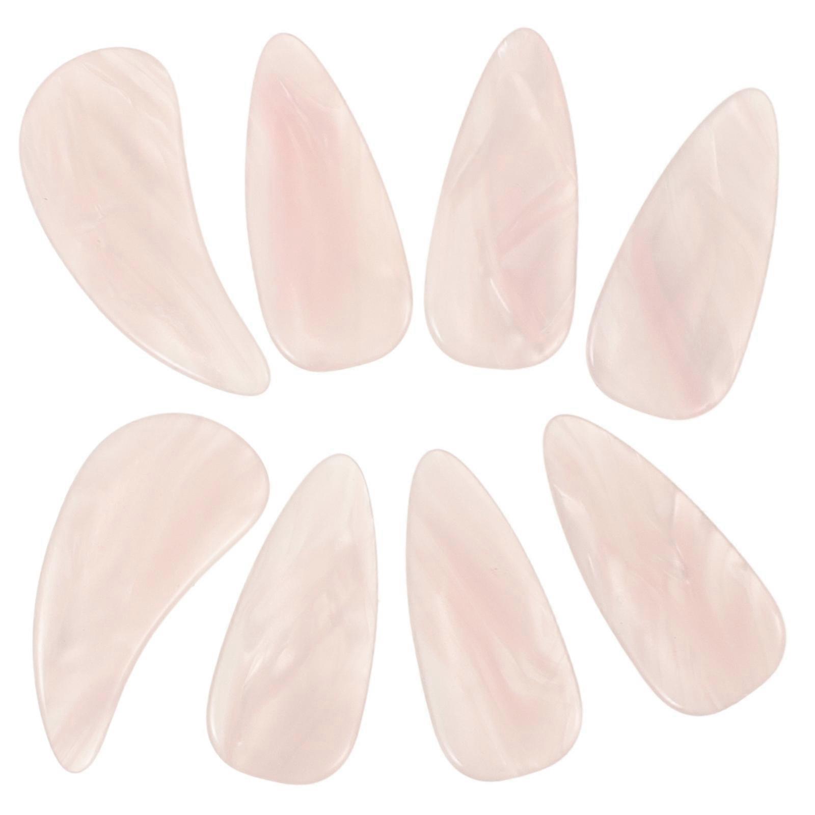 Durable Pink Resin Guzheng Nails for Beginners and Professionals Ideal for Practice and Performance