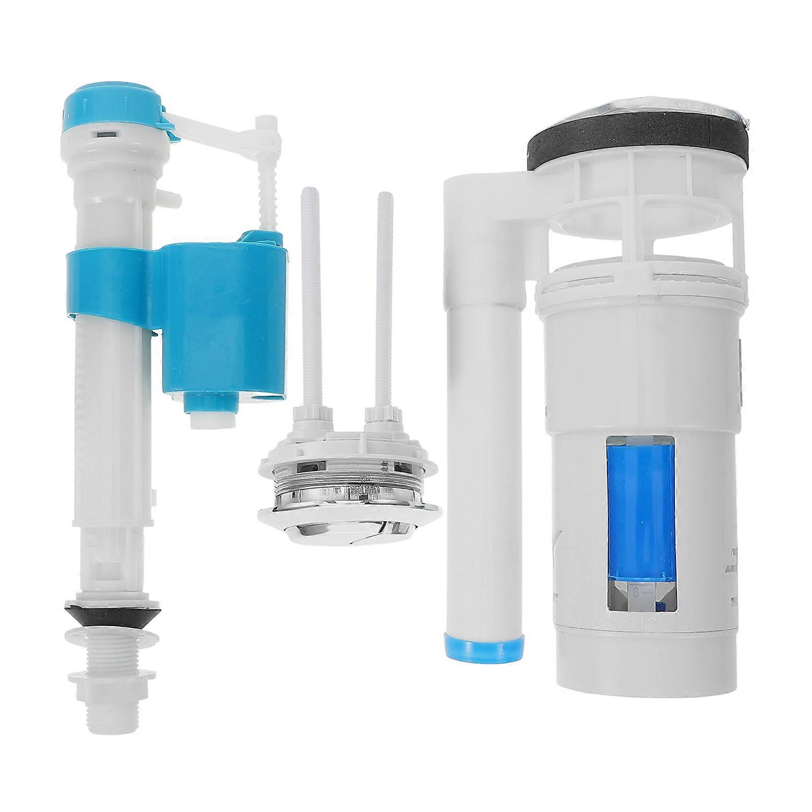 Toilet Flush Valve Replacement Kit Complete Double Flush Water Saving 1Set